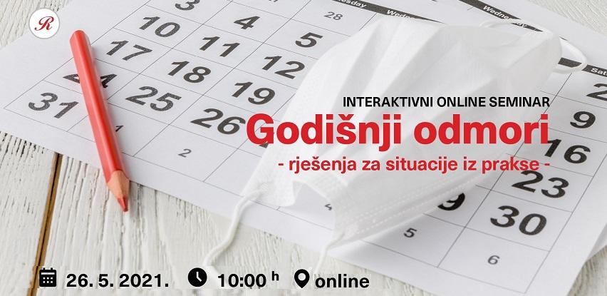Godišnji odmori - rješenja za situacije iz prakse