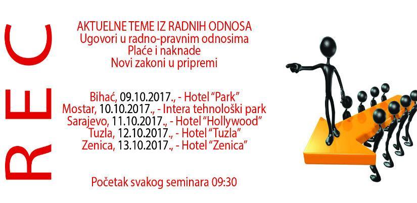 REC seminar: Aktuelne teme iz radnih odnosa