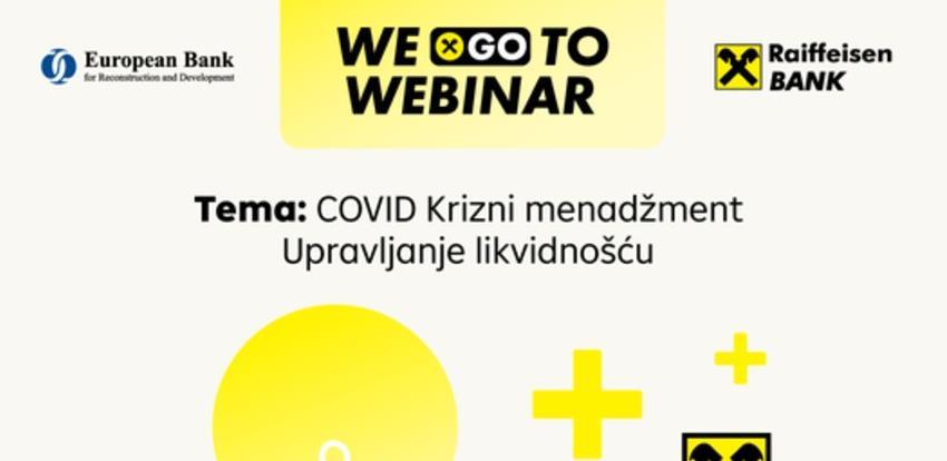 Poziv na webinar COVID Krizni menadžment - Upravljanje likvidnošću