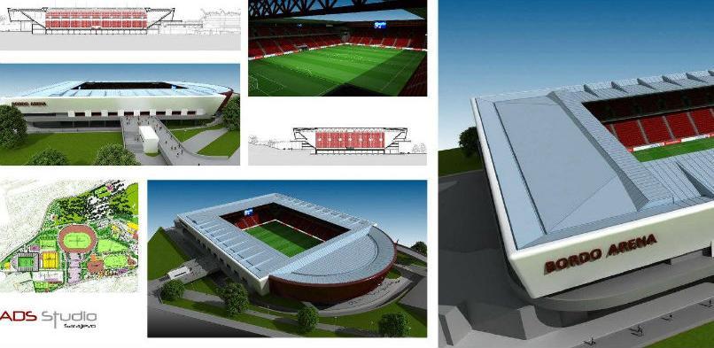 Zavirite u buduću "Bordo Arenu" - dom Fudbalskog kluba Sarajevo