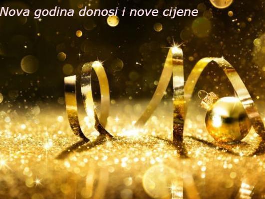 Nova godina donosi i nova poskupljenja: Evo šta se mijenja 1. januara 2017.