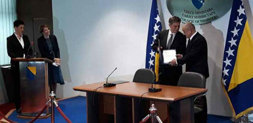 Wigemark uručio Bevandi Izvještaj o napretku BiH