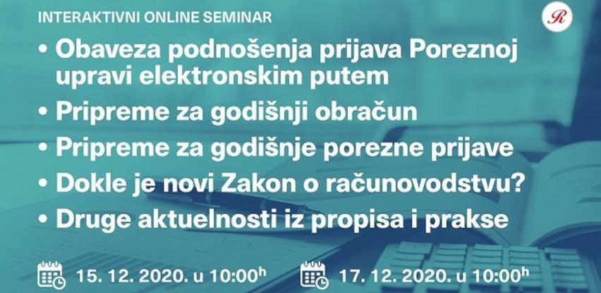 Reviconovi novi interaktivni online seminari u decembru