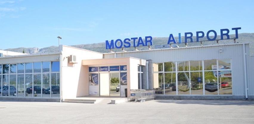 Mostarska zračna luka zabilježila veliki pad prometa