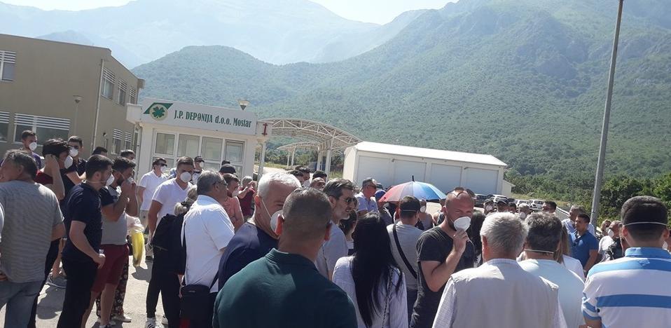 Blokada deponije Uborak: Bešlić nema što reći