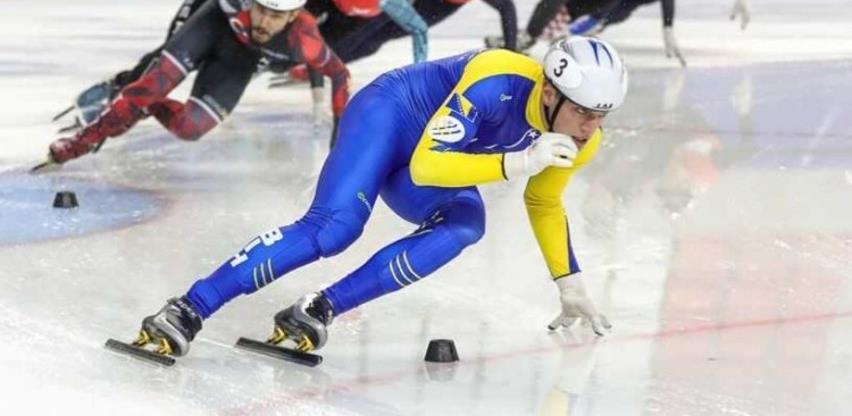 Tarik Omeragić na Svjetskom prvenstvu u brzom klizanju