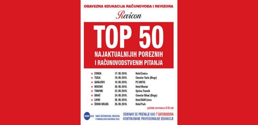 Revicon: TOP 50 najaktualnijih poreznih i računovodstvenih pitanja