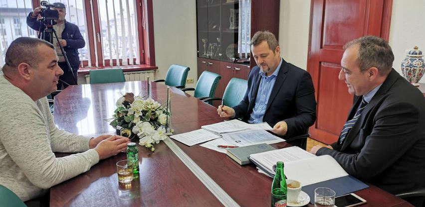 Početak radova na izgradnji vodovodnog sistema za naselje Ostrožac na Uni