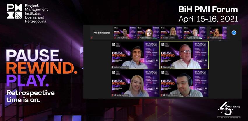 Uspješno završen drugi BiH PMI Forum "Pause. Rewind. Play. Retrospective time is on"