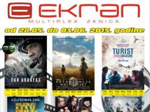 Akcijski spektakl "San Andreas 3D" na programu kino dvorana u Zenici
