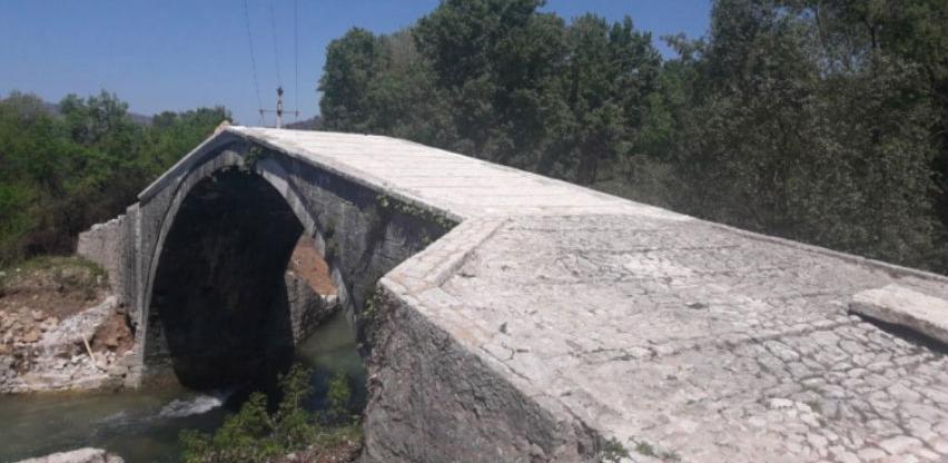 Čapljina: Završeni neophodni radovi restauracije Starog mosta u Klepcima