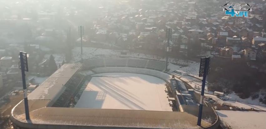 Krov na istoku Grbavice se uspješno postavlja (Video)