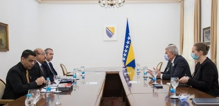 Džaferović i Alhawaj o uspostavljanju direktne avio linije Bahrein - BiH