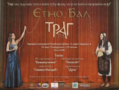 Koncert etno grupe Trag u okviru projekta Etno bal