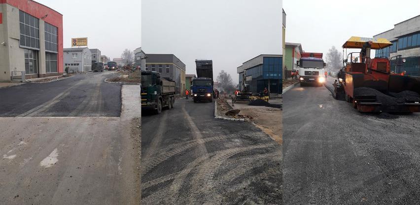 Završena još jedna faza radova na izgradnji saobraćajnice u zoni Ozrakovići