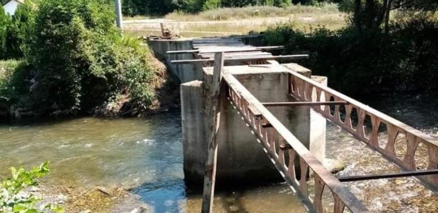 Počela rekonstrukcija mosta u Mjesnoj zajednici Vrbanja kod Bugojna