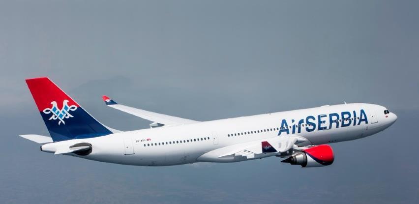 Air Serbia povećala broj letova prema Crnoj Gori