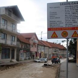 U Tomislavgradu u toku radovi u središnjoj gradskoj ulici