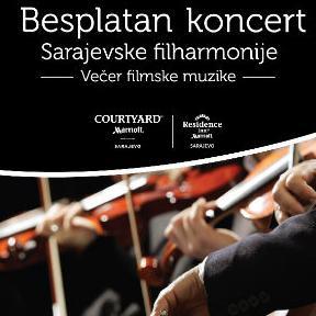 Besplatan koncert filmske muzike Sarajevske filharmonije