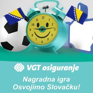 Nova nagradna igra VGT osiguranja: Osvojimo Slovačku!
