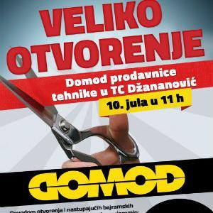 DOMOD otvara novu prodavnicu tehnike u Zenici u TC Džananović