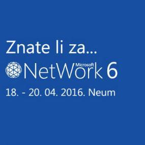 Prijavite se na Microsoft NetWork 6 konferenciju!
