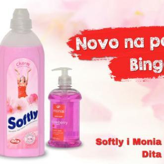 Na policama trgovina Bingo omekšivač i tečni sapun iz Dite