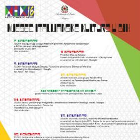 Mjesec italijanske kulture u Bosni i Hercegovini 2016.