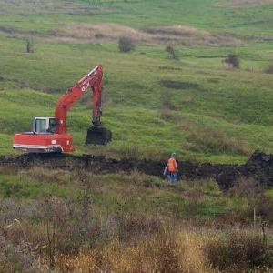 Počela sanacija klizišta u zaseoku Rekići