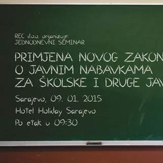Primjena Novog zakona o javnim nabavkama za školske i druge javne ustanove