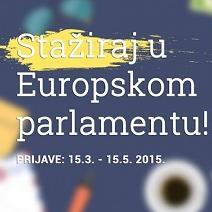 Mogućnost stažiranja u Europskom parlamentu