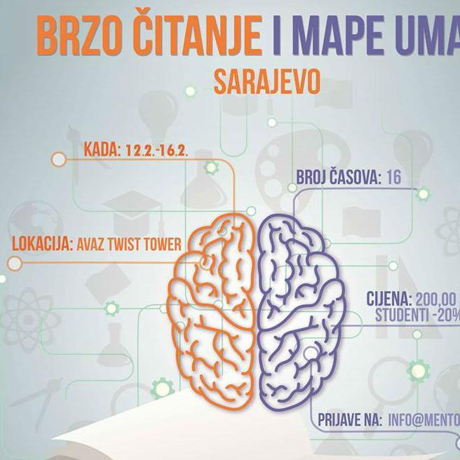 Najava seminara "Tehnike brzog čitanja i ubrzanog učenja"