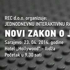 REC radionica o novom Zakonu o javnim nabavkama