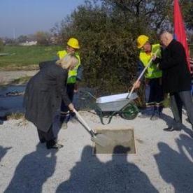 Položen kamen temeljac za gradnju mosta na Vrbanji