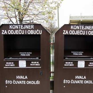 Hadžići prvi u BiH dobili kontejnere za odlaganje odjeće i obuće