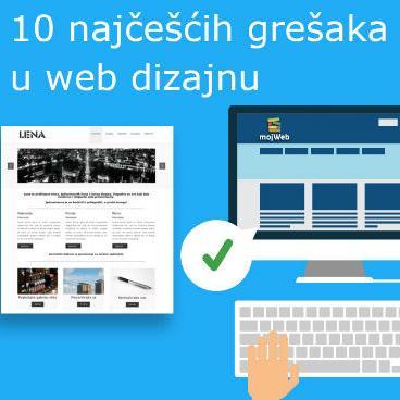10 najčešćih web dizajn grešaka