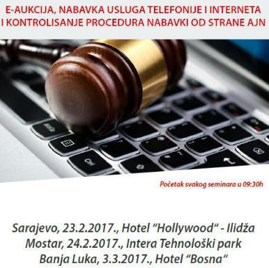 REC seminar: e-aukcija i kontrolisanje procedura nabavki od strane AJN