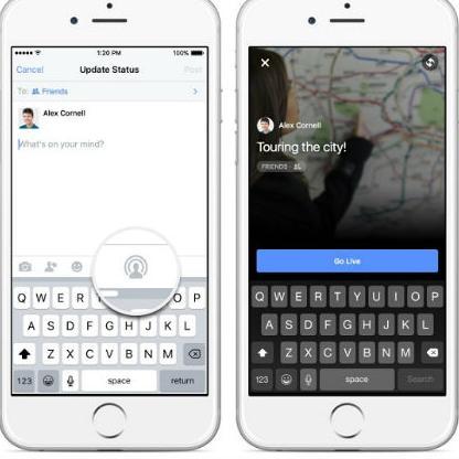 Facebook dobija opciju za live streaming videa
