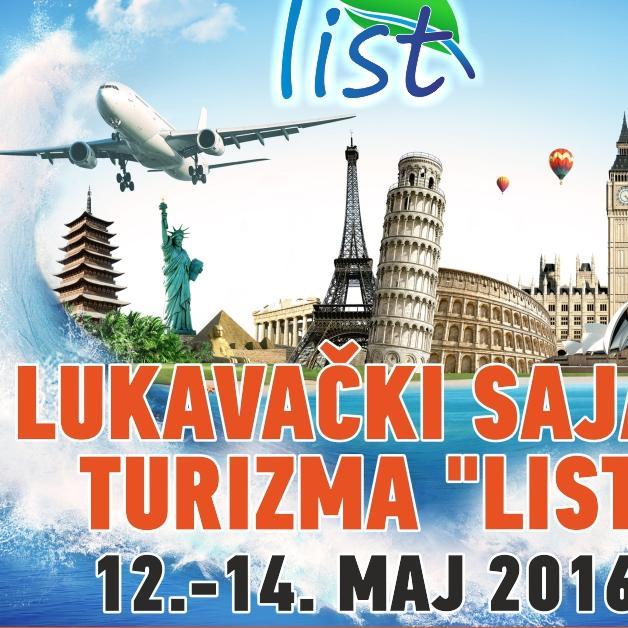 Sajam turizma "LIST 2016" od 12. do 14. maja