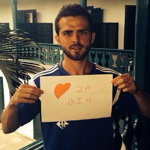 I Miralem Pjanić "Srcem za BiH"