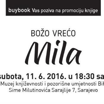 Promocija knjige Bože Vreće - Mila u Buybook-u