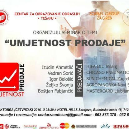 Seminar na temu "Umjetnost prodaje"