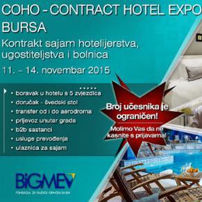 Bigmev organizira poslovnu posjetu kontrakt sajmu hotelijerstva u Bursi