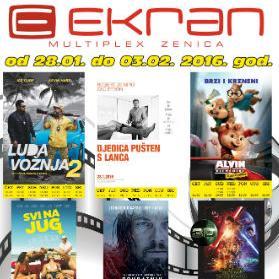 Sedmica urnebesne zabave u Multiplexu Ekran Zenica