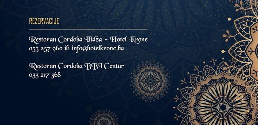 Iftarska ponuda Hotela Krone i Cordoba caféa