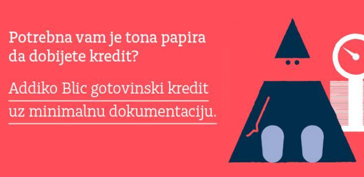 Addiko Blic gotovinski krediti do 70.000 KM