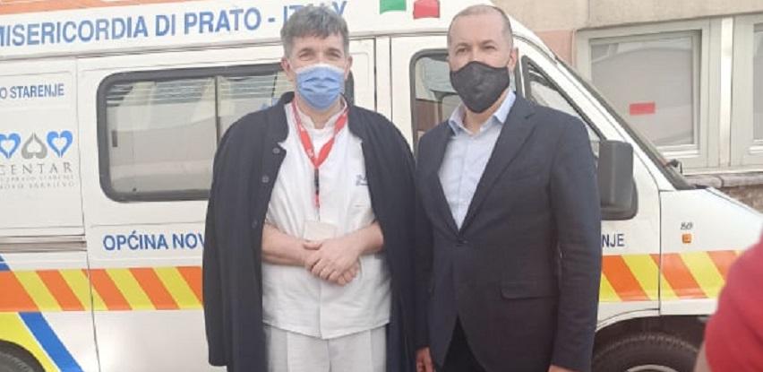 Primopredaja sanitetskog vozila za potrebe Opće bolnice Prim.dr. Abdulah Nakaš