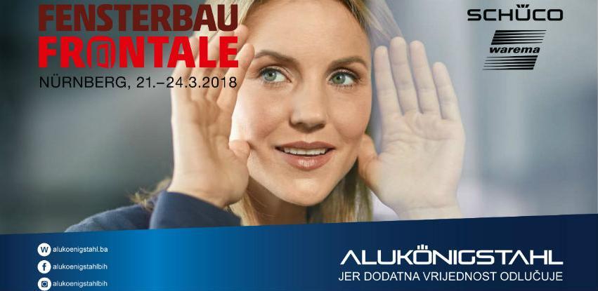 Alukönigstahl izlaže na sajmu "Frontale Nürnberg 2018"