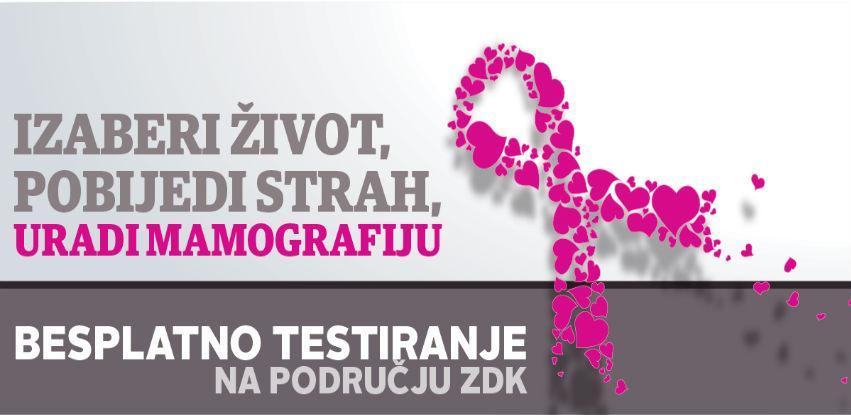 Izaberite život, pobijedite strah - Obavite besplatan mamografski pregled