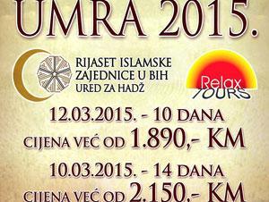 Relax Tours i Rijaset Islamske zajednice u BiH Vas vode na Umru